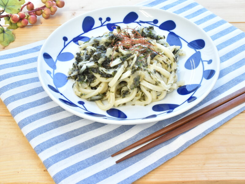 ばら海苔バターうどん